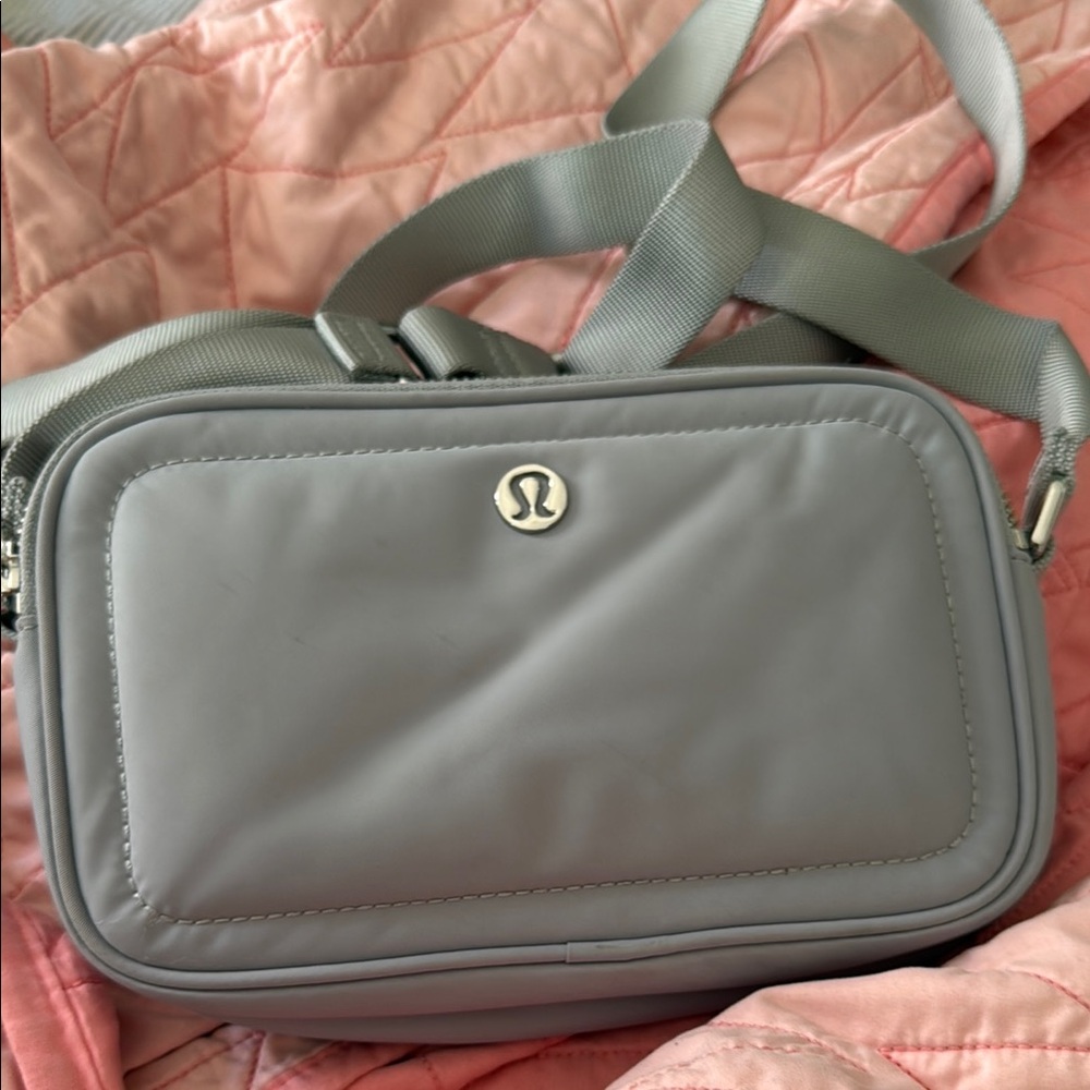 Lululemon Athletica Gray Minimalist Crossbody Bag